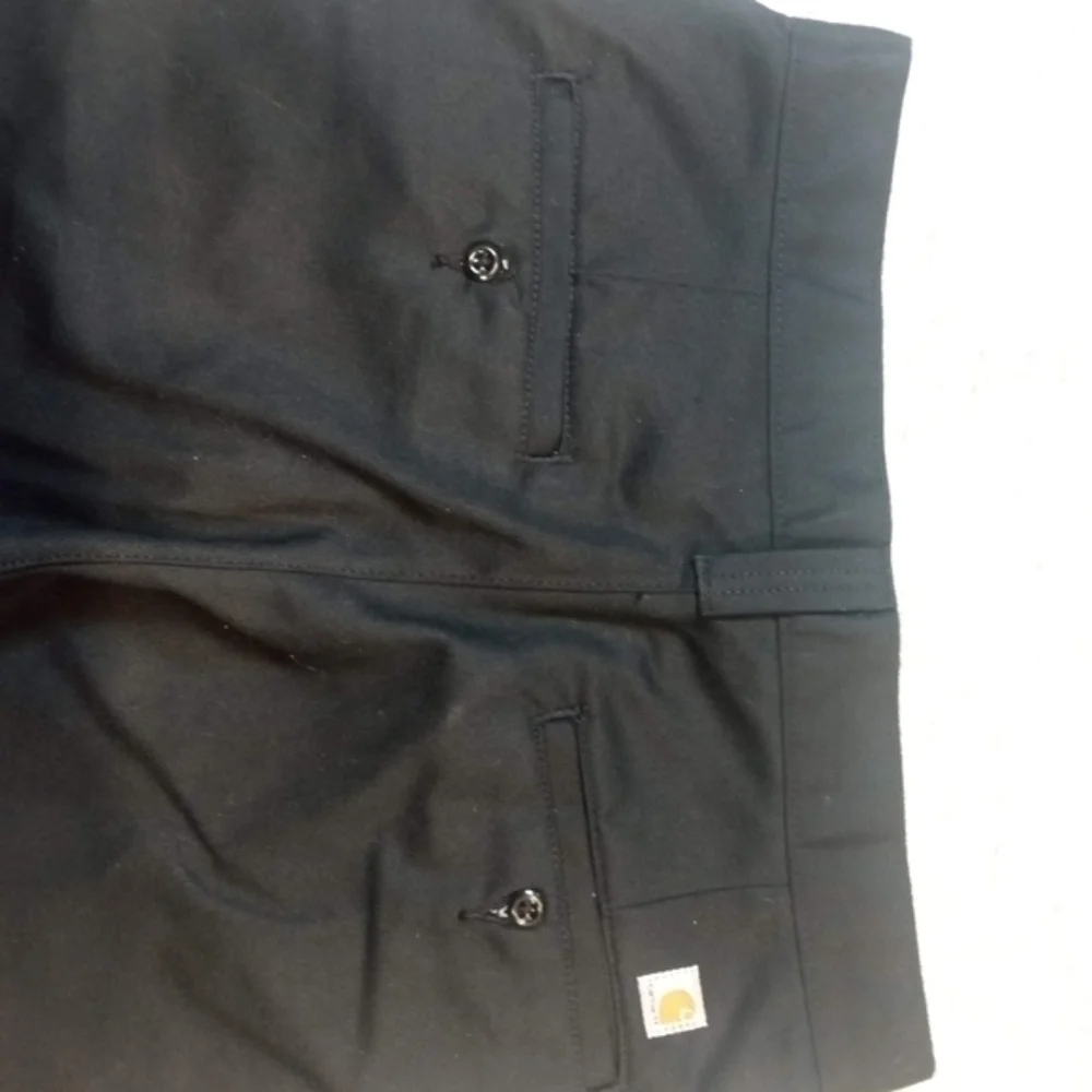 Carhartt Size 30x30 Relaxed Fit Black Twill Work Pants NWT‎